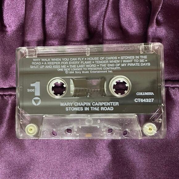 Mary Chapin Carpenter Stones in the Road Audio Cassette Good No Insert Vintage - Picture 1 of 5